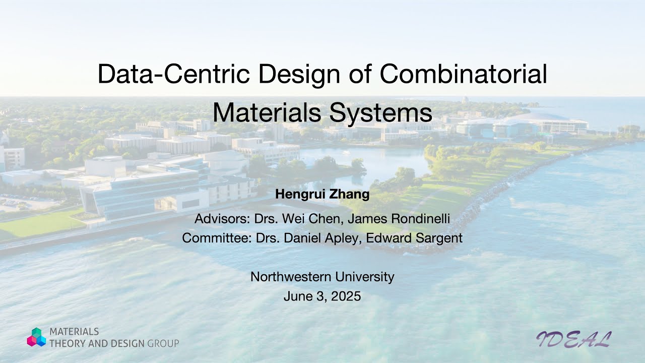 Henry Zhang PhD thesis defense (Northwestern)