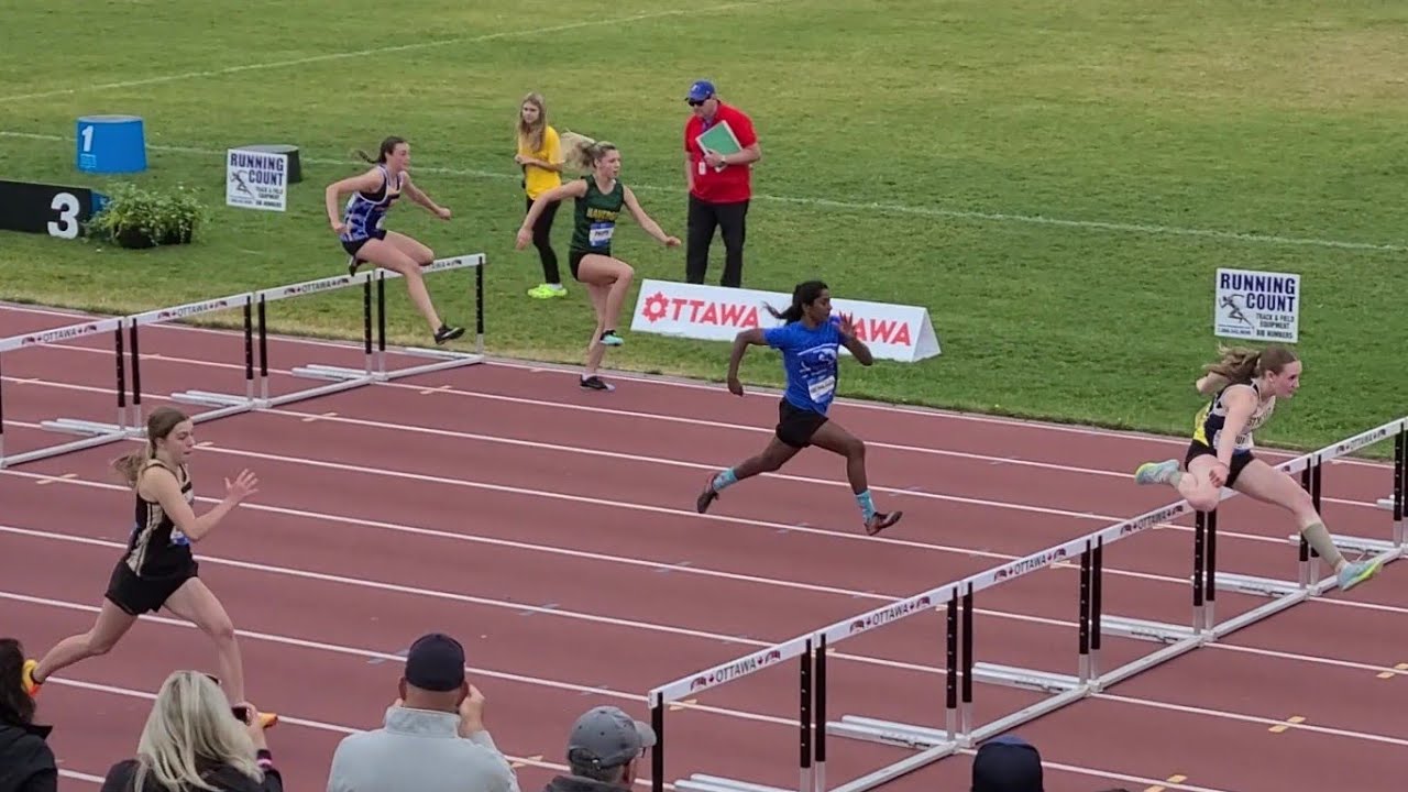 Novice Girls 80m Hurdles Heats | OFSAA Track and Field Championships | June 9th, 2023