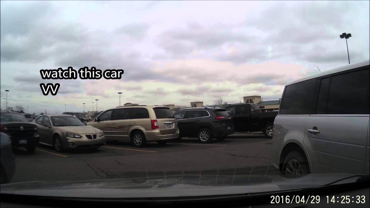 My first recorded hit and run accident.