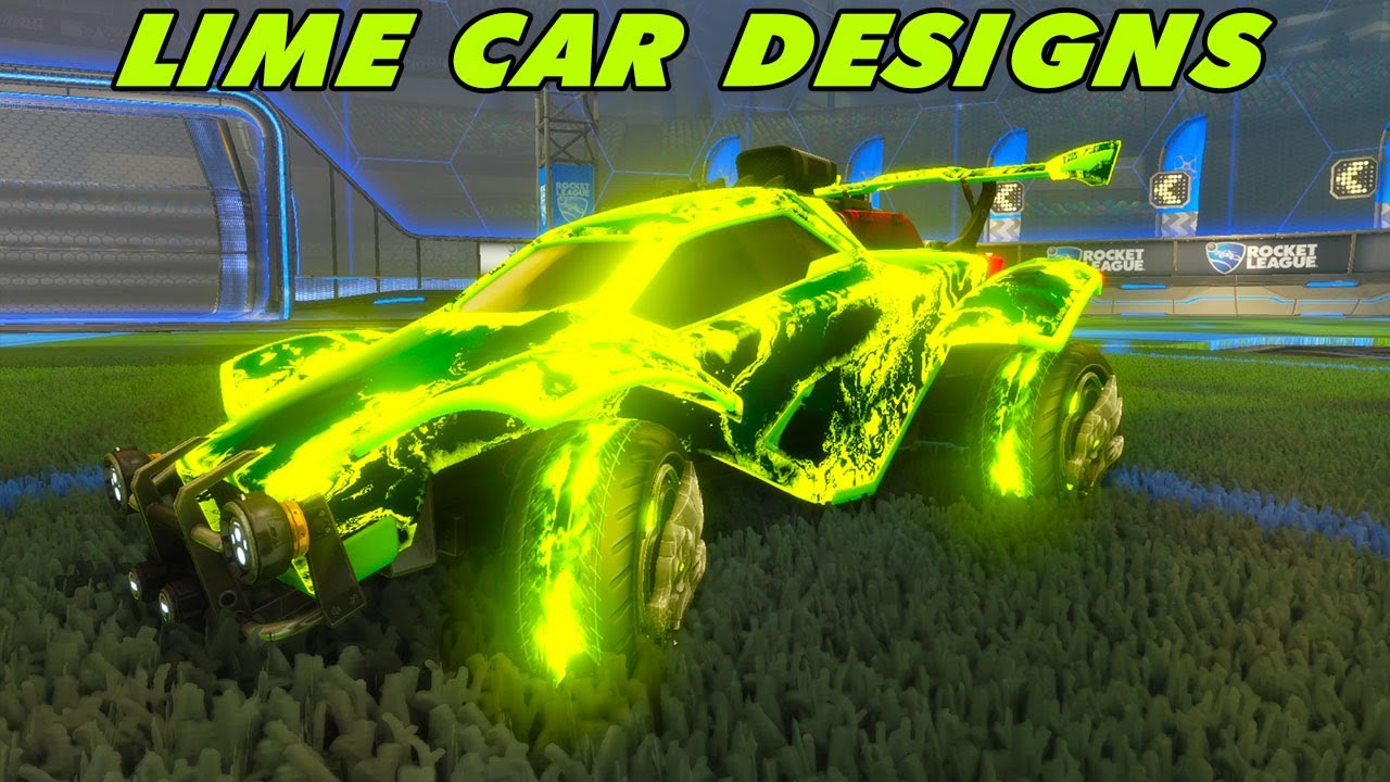 Lime Car Designs - Rocket League