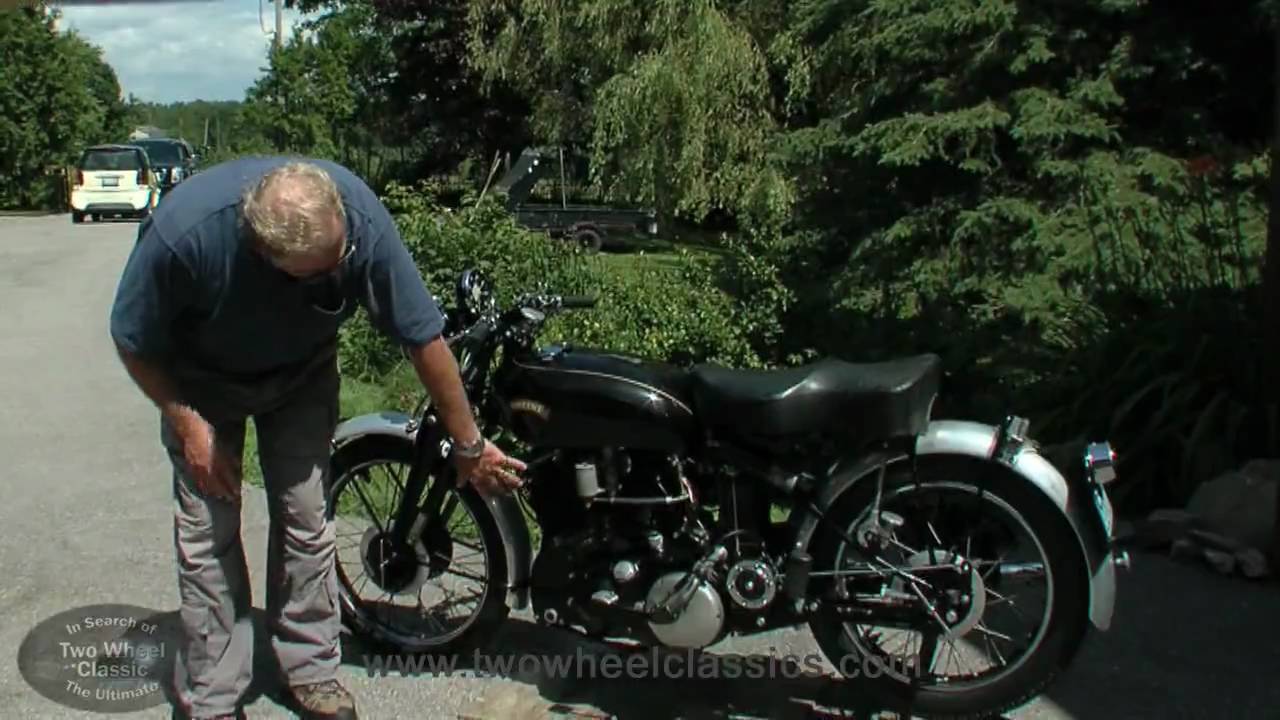 Vincent Black Shadow motorcycle