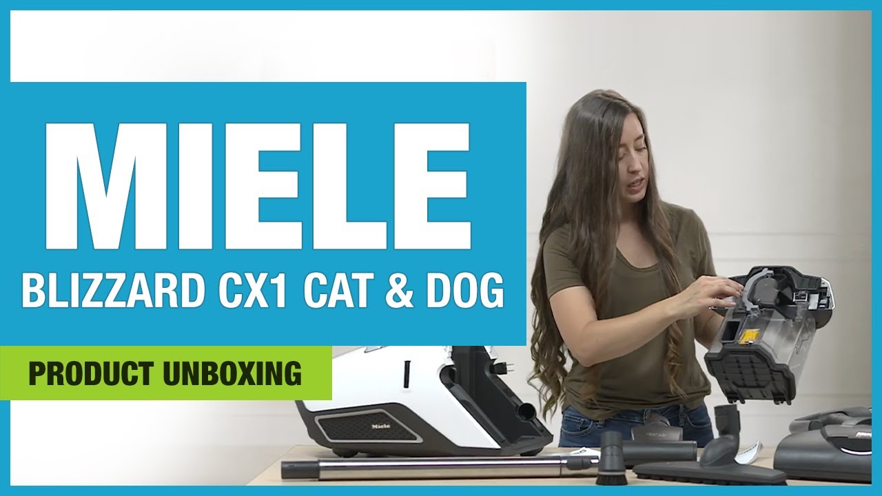 Unboxing the Miele Blizzard CX1 Cat & Dog Bagless Vacuum, What Do I Get? | VacuumCleanerMarket.com