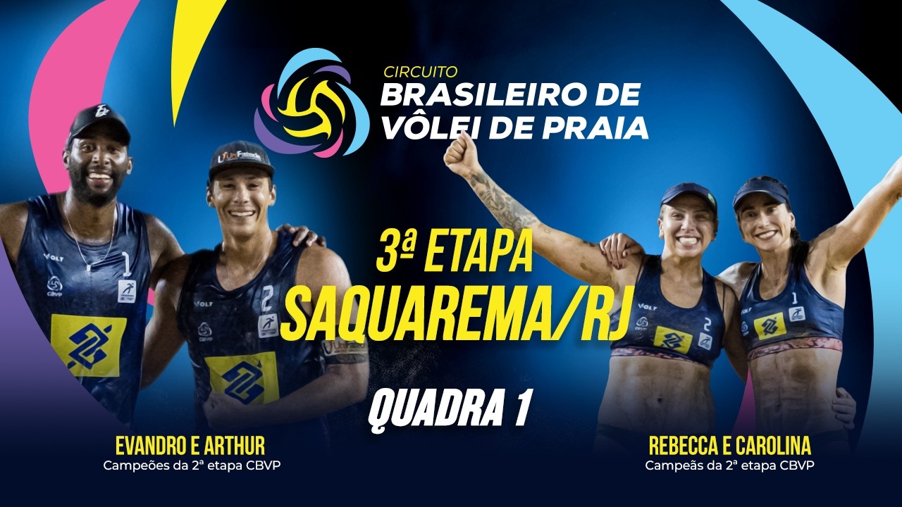 CIRCUITO BRASILEIRO DE V&Ocirc;LEI DE PRAIA | FINAL - QUADRA 1 - 05/04/2026