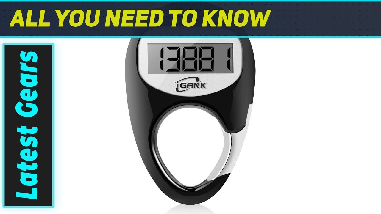 Best Simple Pedometer? iGANK 3D Step Counter