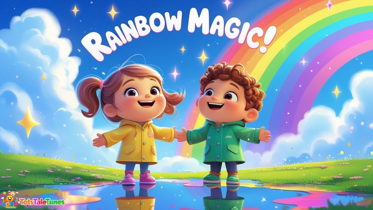 Rainbow Magic Song 🌈 | Kids Rainbow Colors Song | Preschool Learning & Toddler Nursery Rhyme