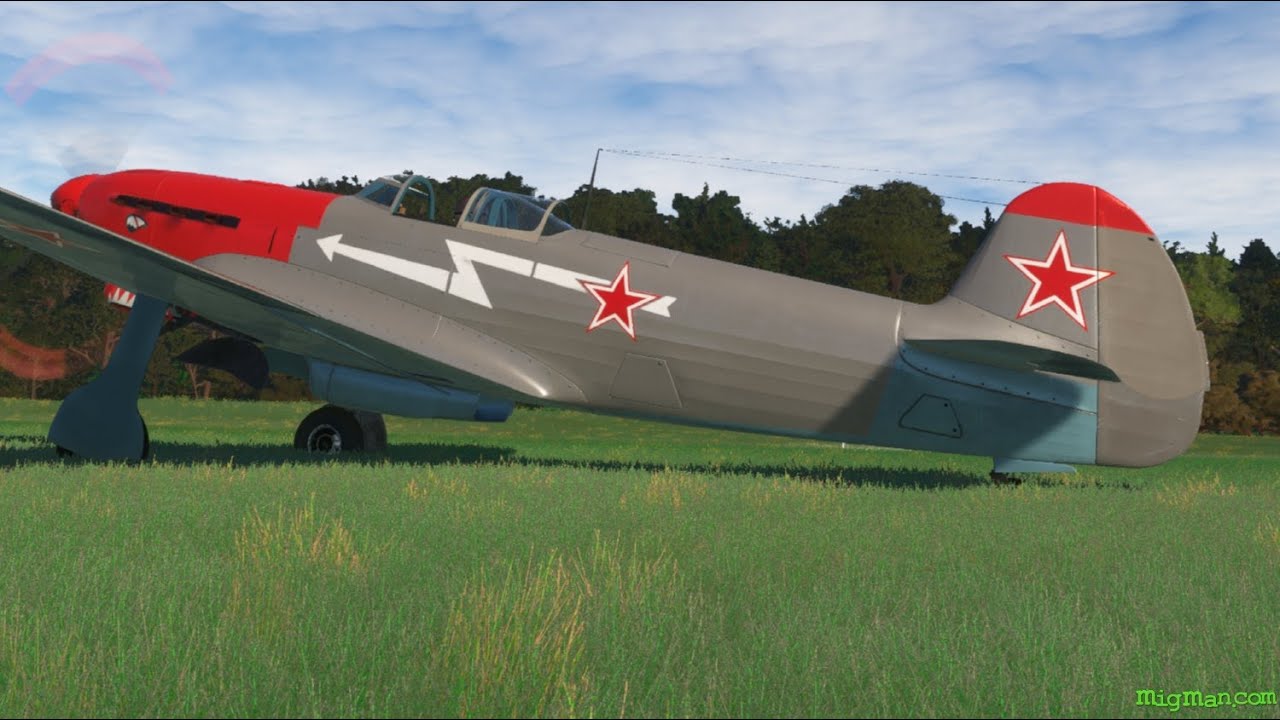 Landing | Yak-9 'Frank' | LJSE Sentvid pri Sticni, Slovenia | Microsoft Flight Simulator