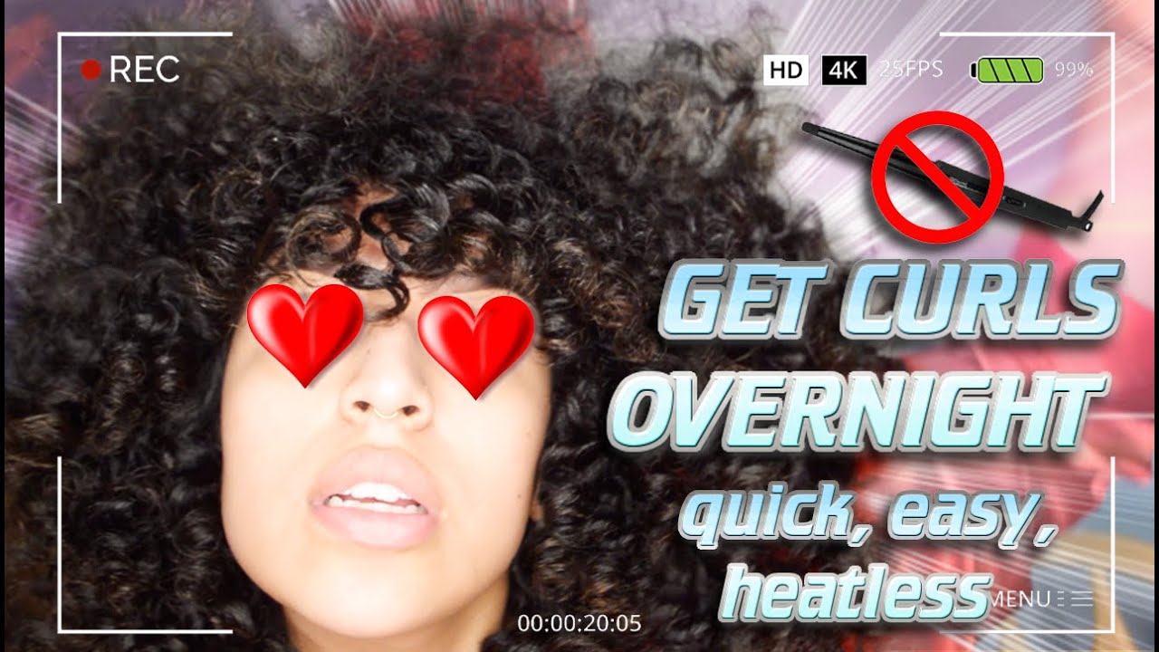 QUICK + EASY + HEATLESS CURLS THAT WILL LAST YOU ALL WEEK | OVERNIGHT BANTU KNOTS | AnnyiMelissa