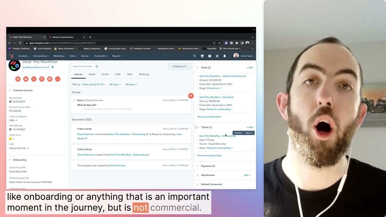 How to create 360-degree view of customer accounts in HubSpot