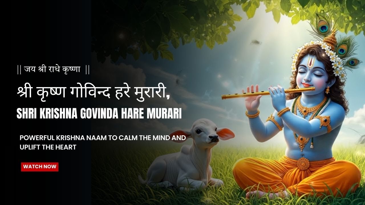 Shri Krishna Govinda Hare Murari | He Nath Narayan Vasudeva | Powerful Krishna Mantra