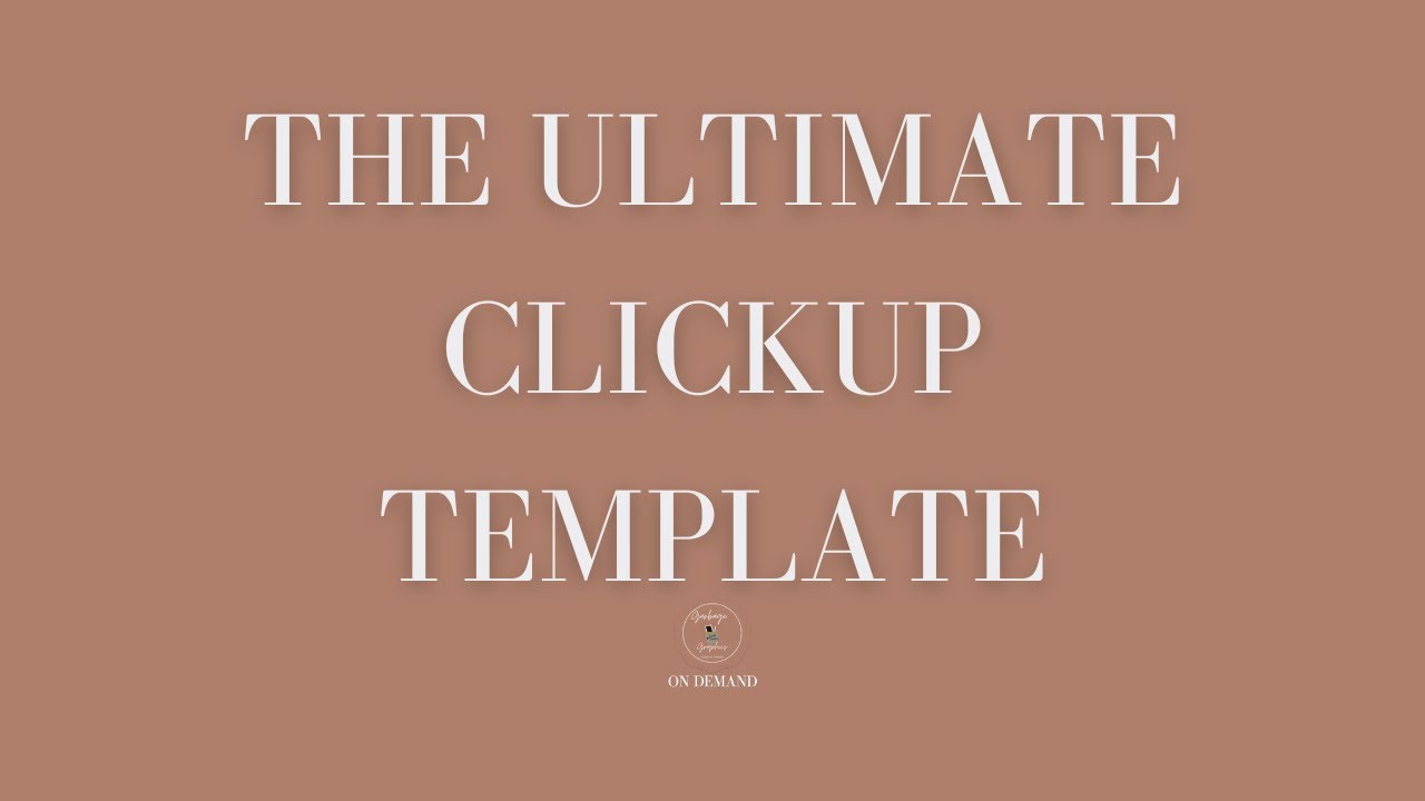 Copy My Second Brain Clickup Planner