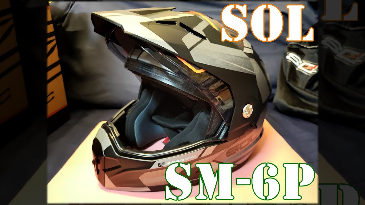 『開箱』SOL Helmets SM-6P / AVANTE前衛者 可樂帽 / 可掀式越野帽 / Dual Sport / Modular
