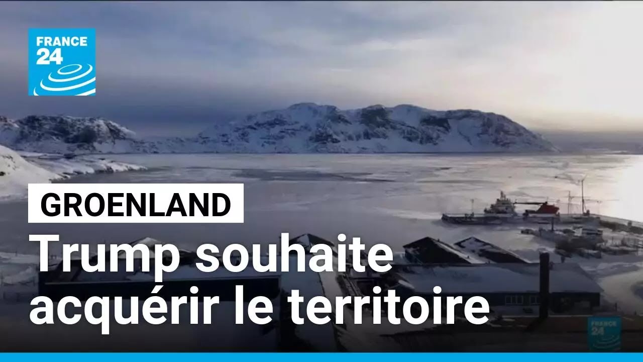Donald Trump menace le Groenland, et n'exclut pas l'hypoth&egrave;se militaire &bull; FRANCE 24