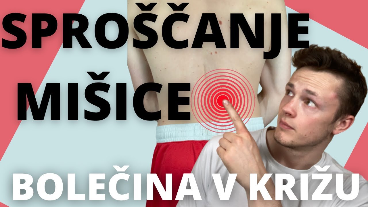 Kako SPROSTITI mišico ob BOLEČINI v KRIŽU - Startfitove drobtinice #039