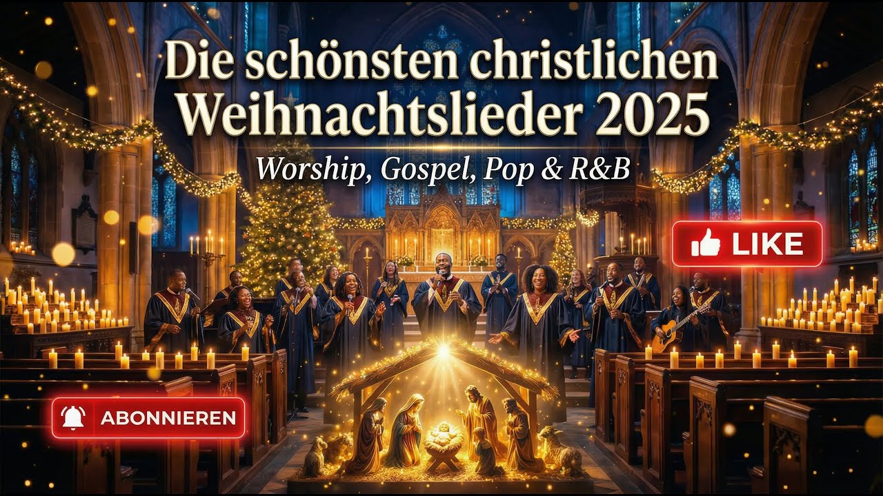 ✨ Willkommen zu „Die schönsten christlichen Weihnachtslieder 2025 | Worship, Gospel, Pop & R&B“ ✨