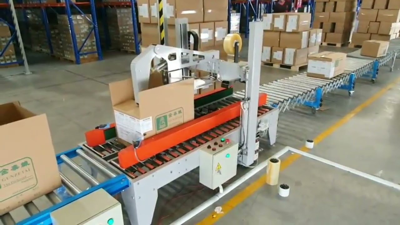 MÁY DÁN THÙNG CARTON TỰ ĐỘNG CHỈNH MODEL- TRIVIET INDUSTRY