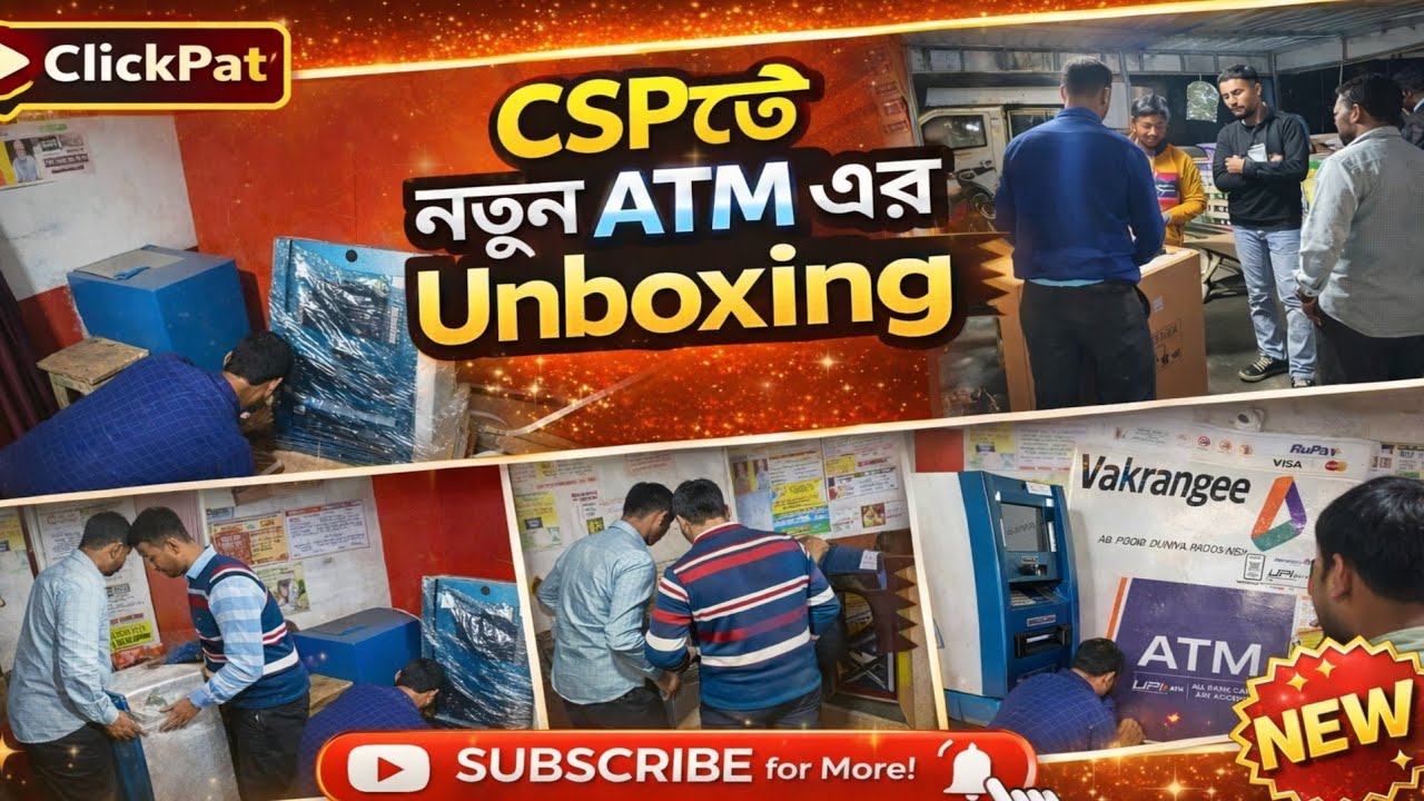 VAKRANGEE NEW MINI ATM || VAKRANGEE UPI ATM || MINI ATM DELIVERY ATM UNBOS | Unboxing