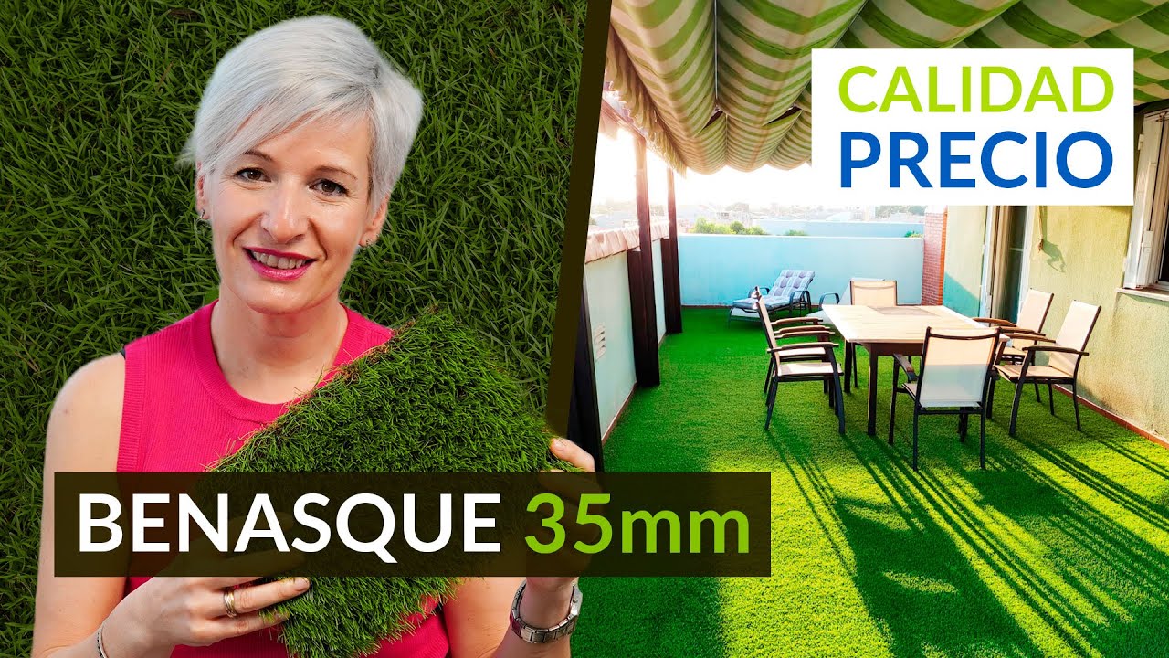 [ BENASQUE 35 mm ] C&eacute;sped artificial MEJOR CALIDAD PRECIO