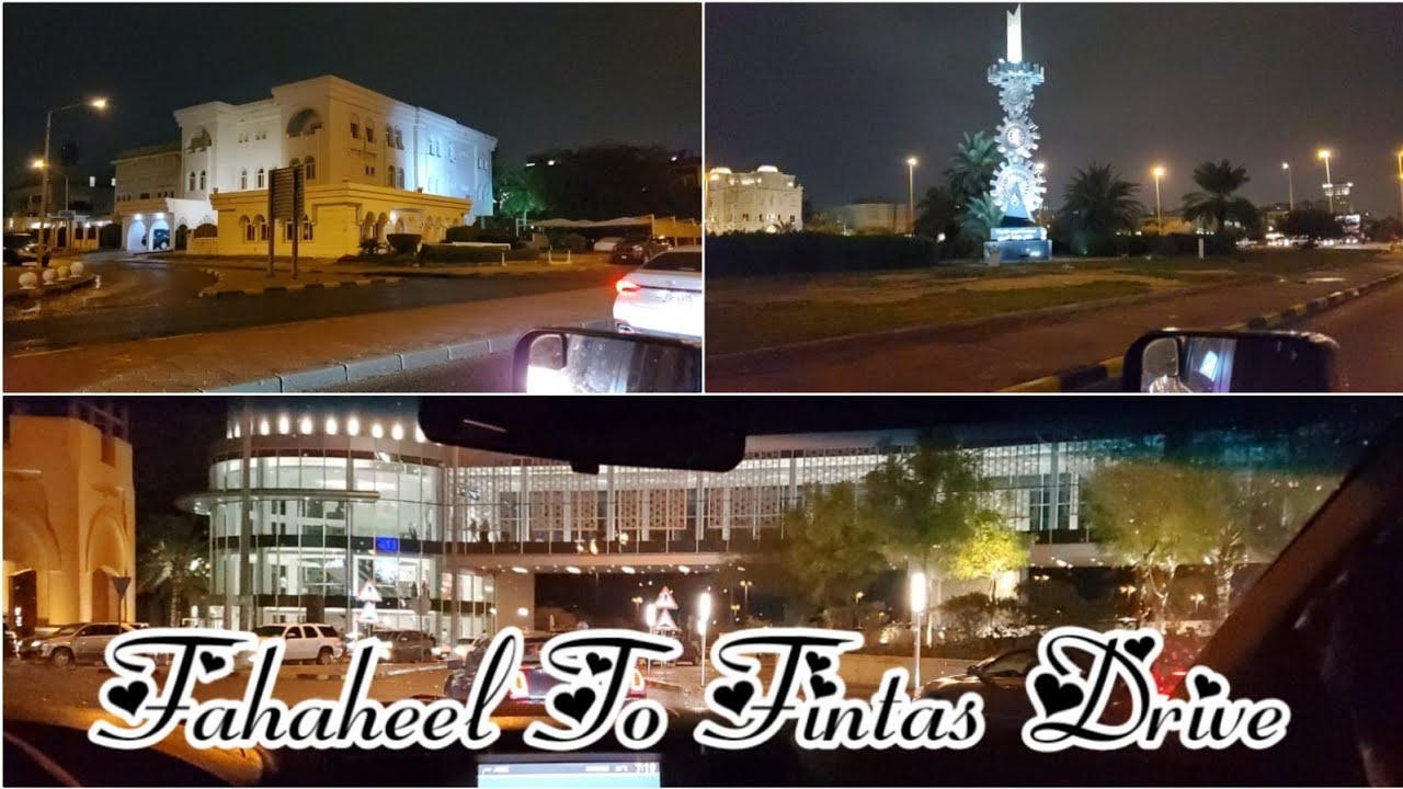 Travelling Fahaheel To Fintas Kuwait  | Road Trip