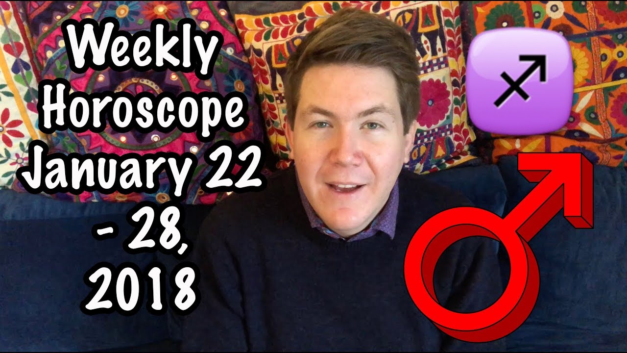 Weekly Horoscope For January 22 - 28, 2018 | Gregory Scott Astrology