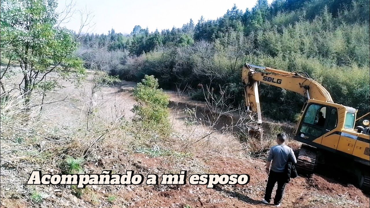 Acompañando  a mi esposo 🤗🚜🇵🇪🇨🇳