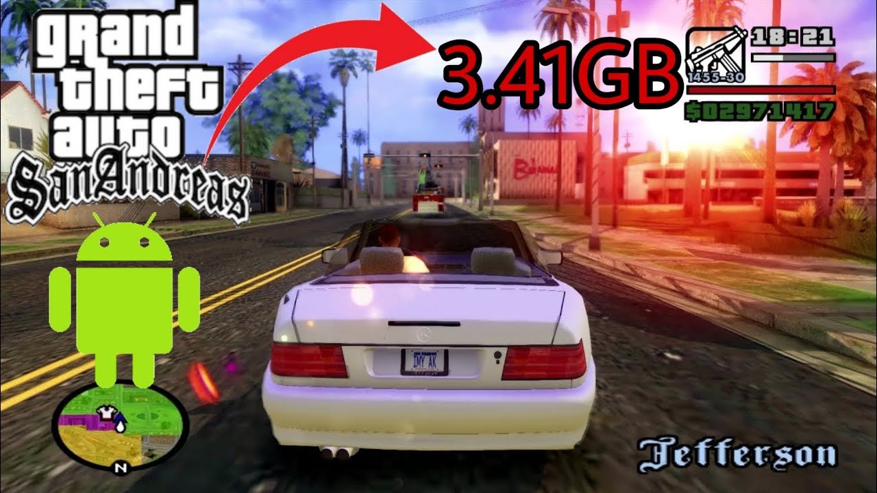 😱 НОВАЯ ГРАФИКА GTA SAN ANDREAS НА ТЕЛЕФОНЕ