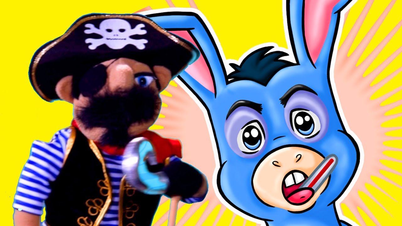 A mi burro le duele la cabeza. Reggaeton para niños. Artemio el pirata.