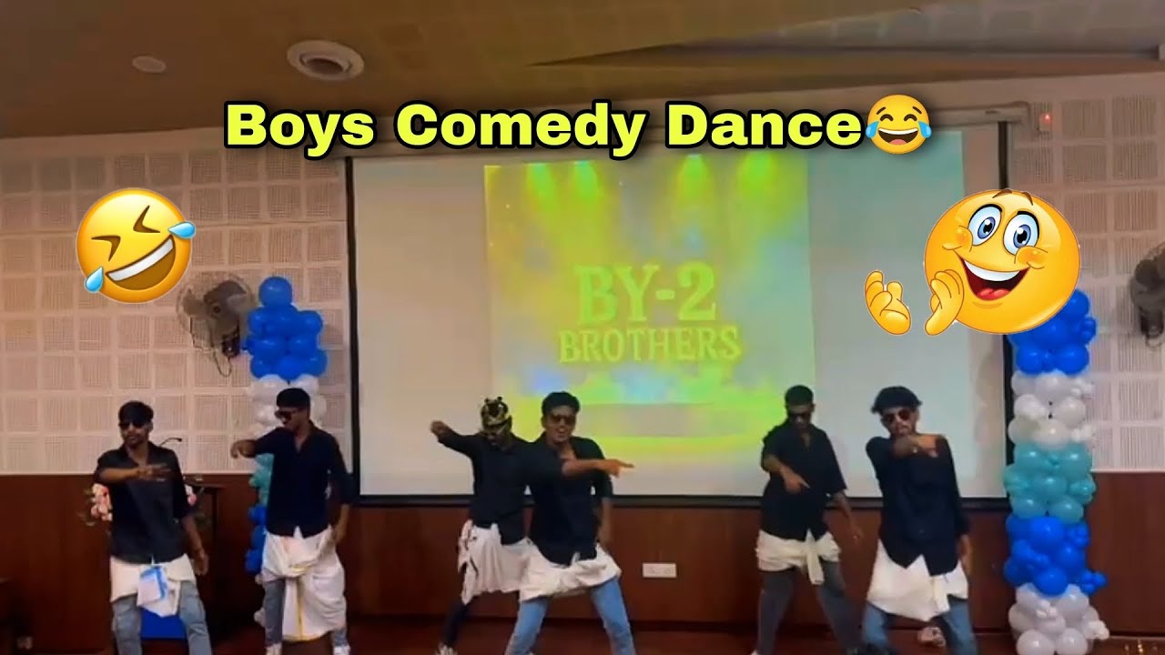 Comedy dance performance 😂 || Boys funny dance || BY-2 BROTHERS || BIET Danvanagere