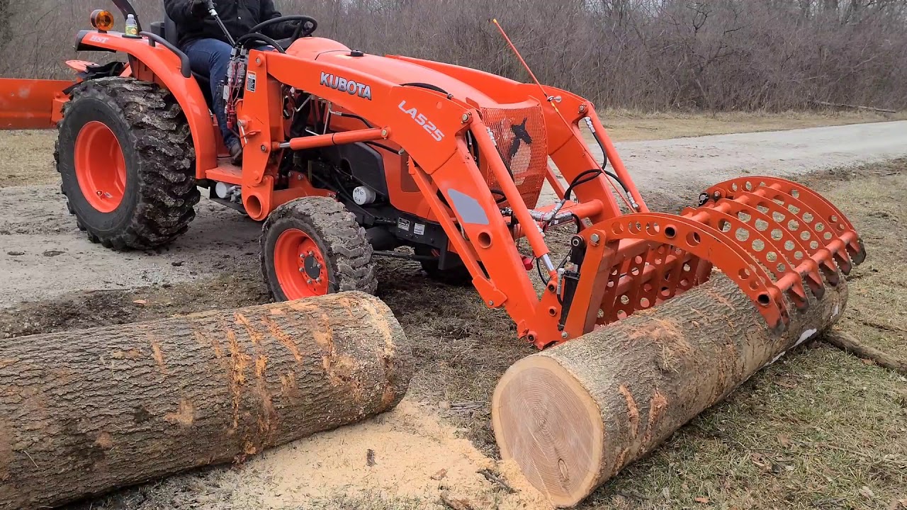 Kubota L & Wicked 55 Grapple -Best Firewood Investment?