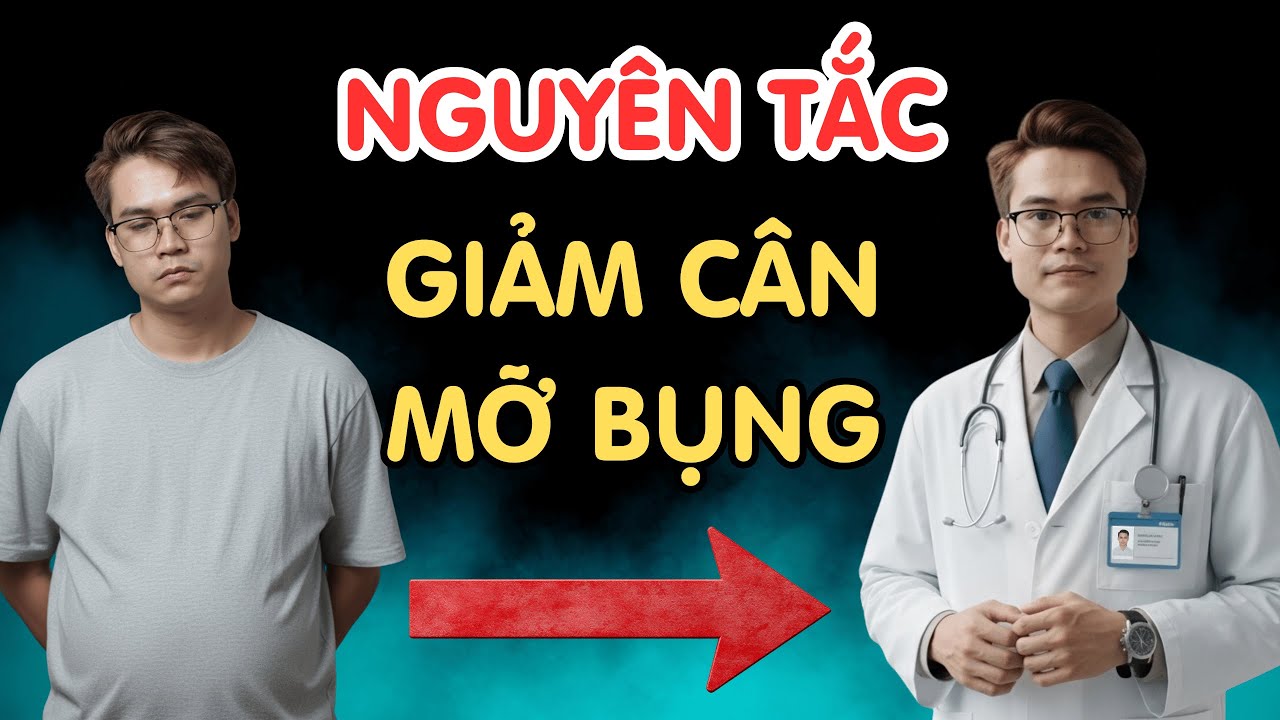 5 Nguyên Tắc Giảm Cân, Giảm Mỡ Bụng không kiêng cực khổ, không thuốc, không cố gắng | Bs Phạm Tuấn