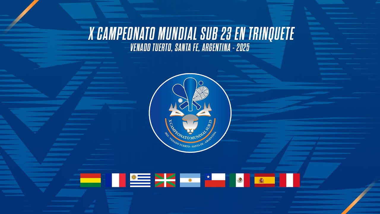 X Campeonato Mundial Sub 23 en Trinquete - Acto Inaugural - 13 de Septiembre de 2025 -
