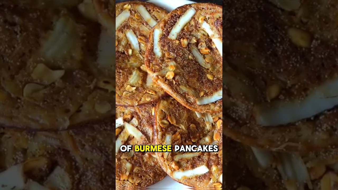 Burmese Pan Cake!🇲🇲 Delight Experience! 
