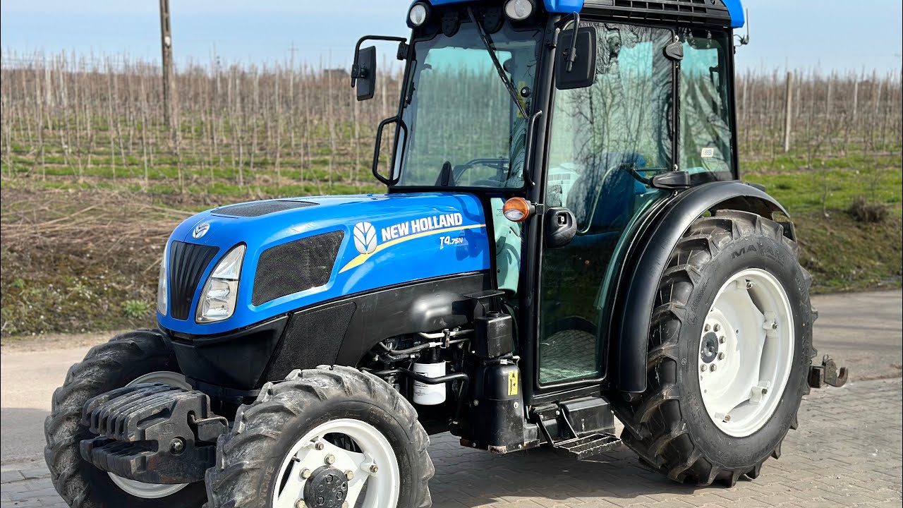 New Holland t4.75n sadowniczy, skrętna oś