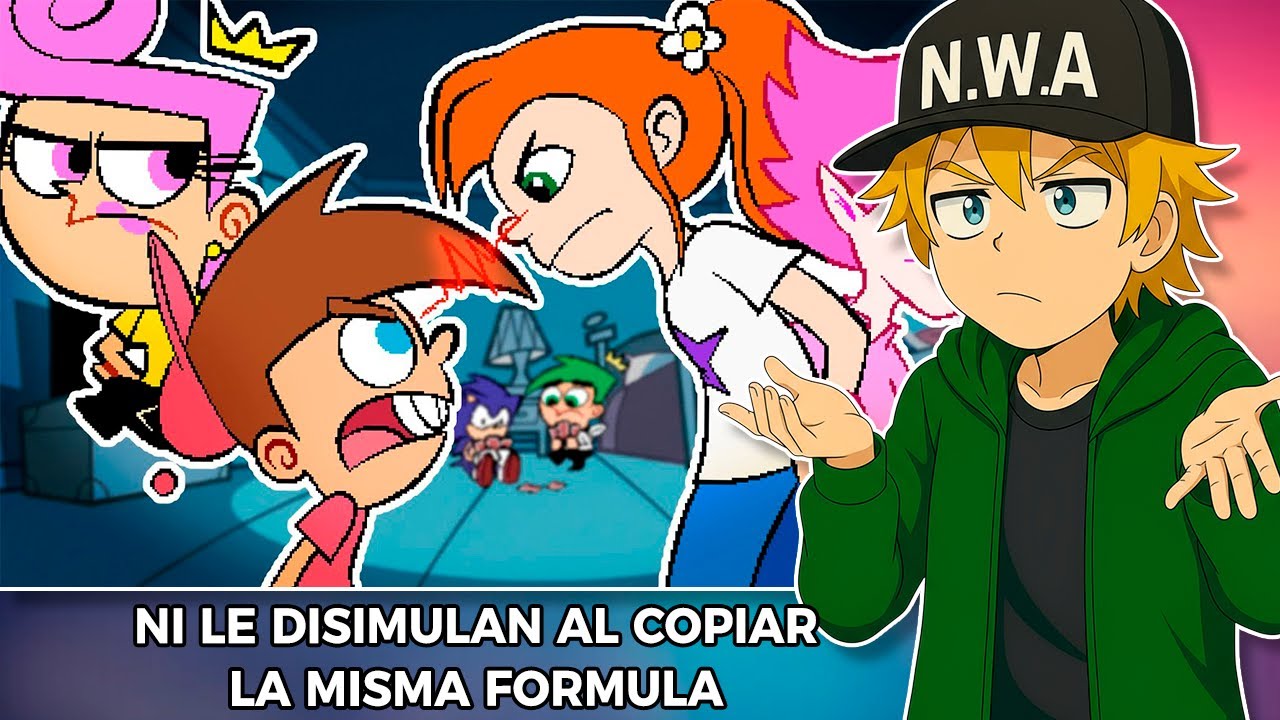 El Alma Azul Reaccionando a Pixel Pinkie la COPIA de Los Padrinos Mágicos sin pena ni vergüenza