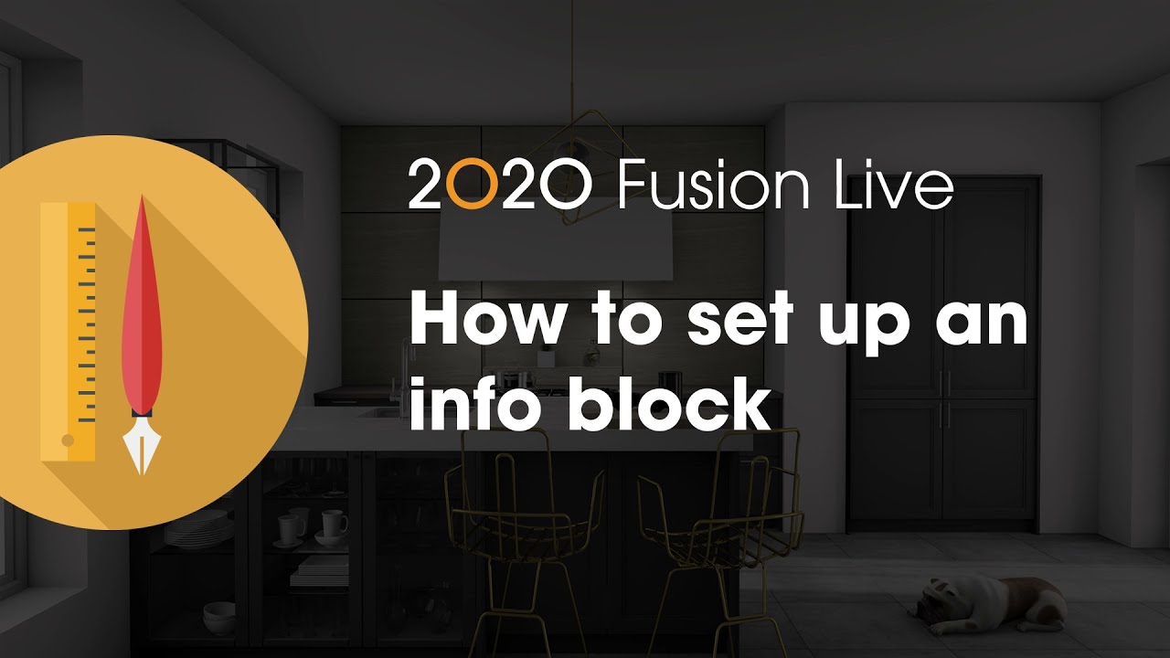 2020 Fusion Live Tip: How to set up an info block