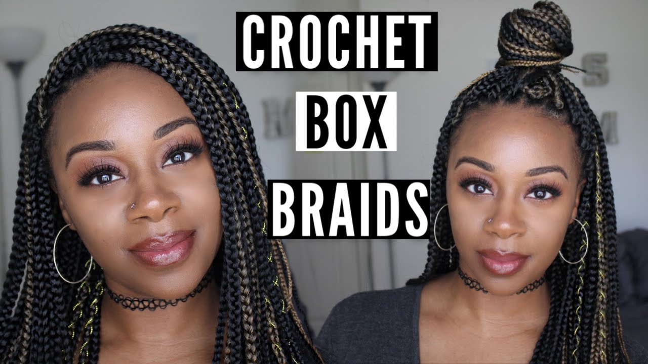 QUICK CROCHET BOX BRAIDS | Bobbi Boss Bomba Box Braid Crochet 😱
