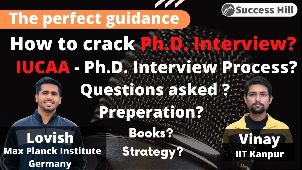 Secrets to crack PhD Interview 💯 ? | Top Institute 🔥 | IUCAA | INAT | JEST