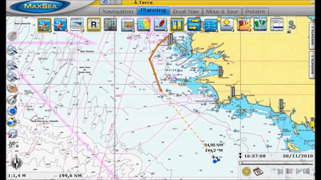 MaxSea Time Zero : Create routes