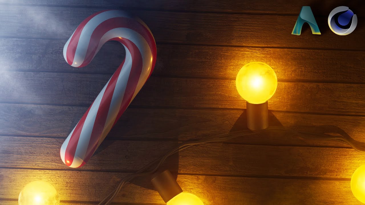 Моделируем Рождественскую сцену в Cinema 4D и Arnold Render