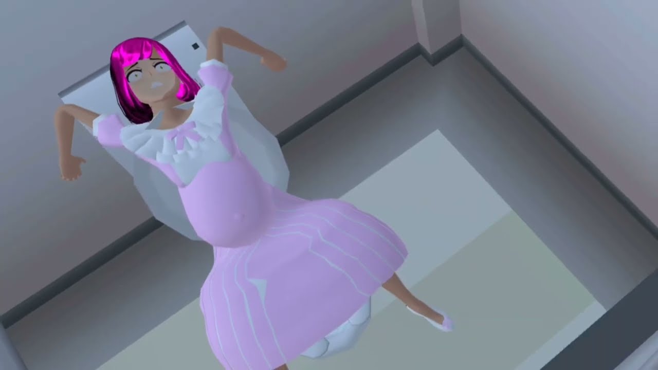 Ibu Guru Sakura Hamil Besar Melahirkan Di Sekolah Tengah Malam 😱😱 Sakura School Simulator 