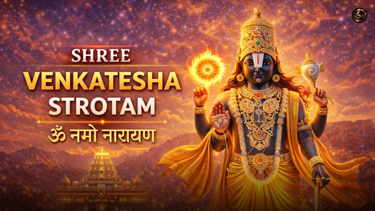Shree Venkatesha Stotram | श्री वेङ्कटेश स्तोत्रम् | Powerful Vishnu Bhajan | Brings Blessings