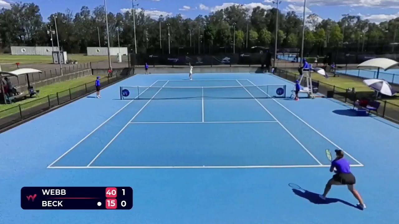 Stefani Webb vs Ava Beck AUS Q1 W75 Sydney 15 November 2025 Australia