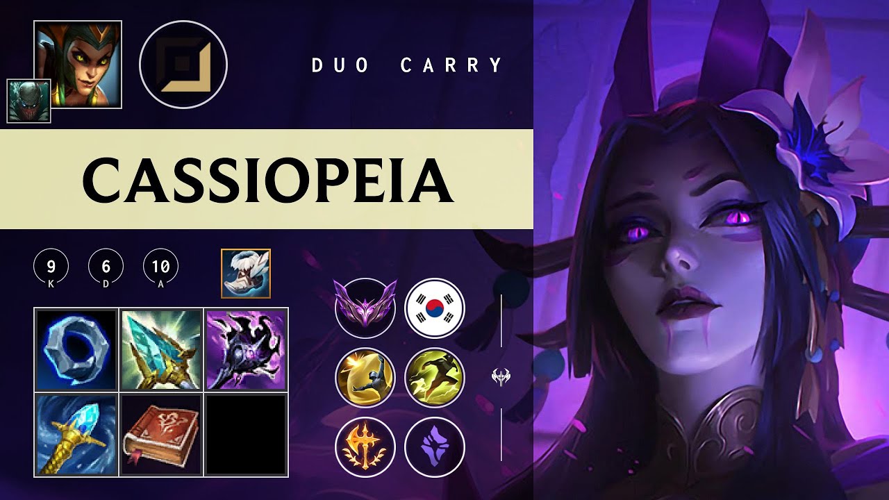 Cassiopeia Carry vs Vel'Koz - KR Master Patch 26.01