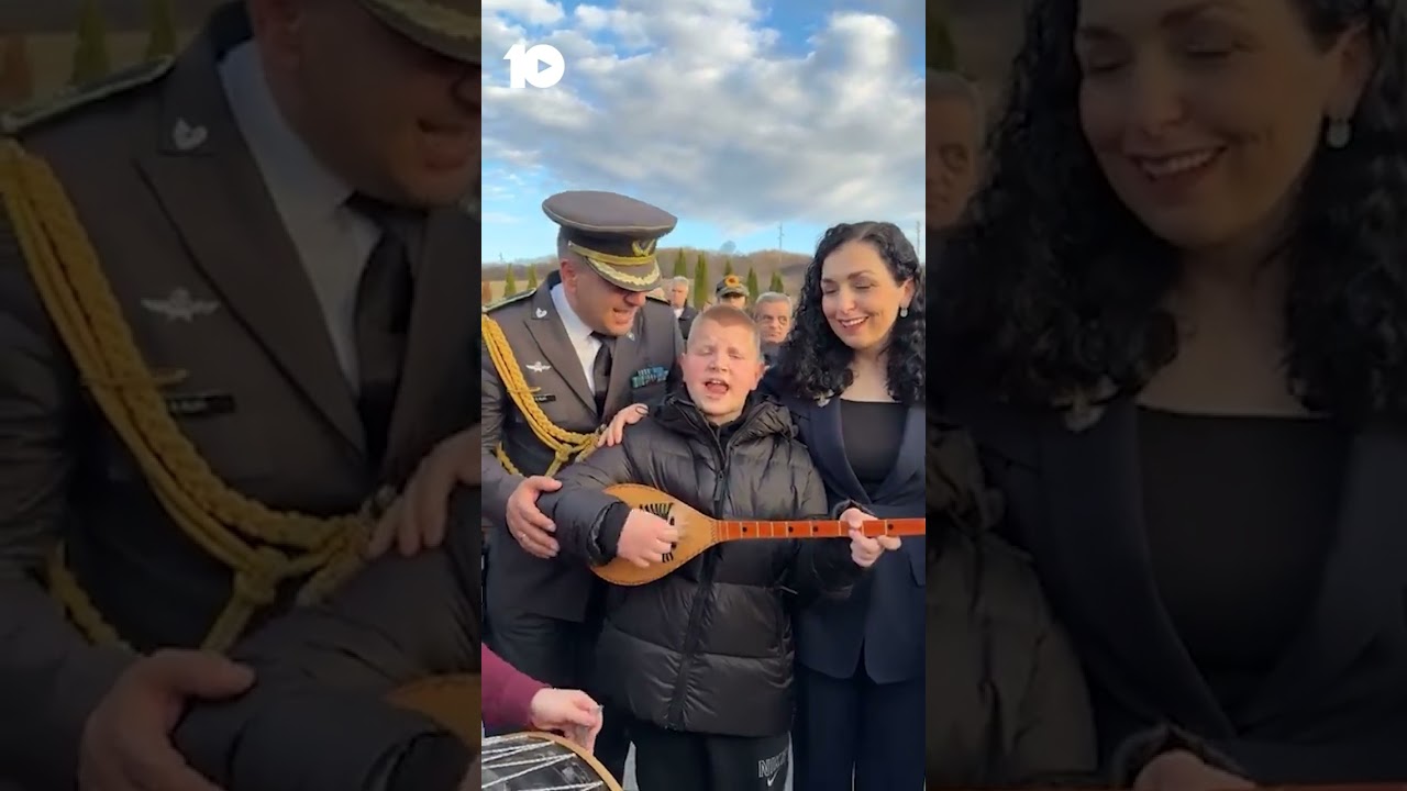 “A e dëgjuat sa bukur ka këndu”, Presidentja në Prekaz emocionohet nga zëri i këtij vogëlushi