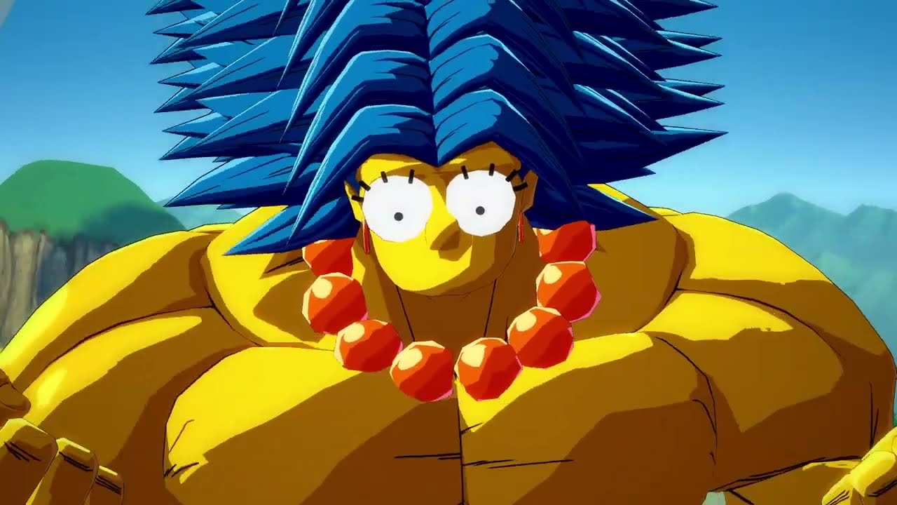 HOMER SIMPSON DRAMATIC FINISH DRAGON BALL FIGHTERZ MOD