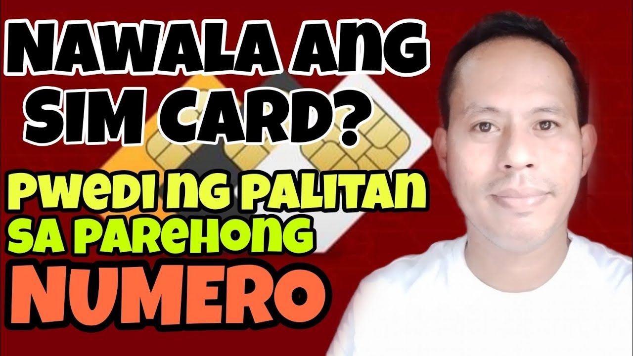 HOW TO REPLACE LOST SIM CARD with SAME NUMBER?