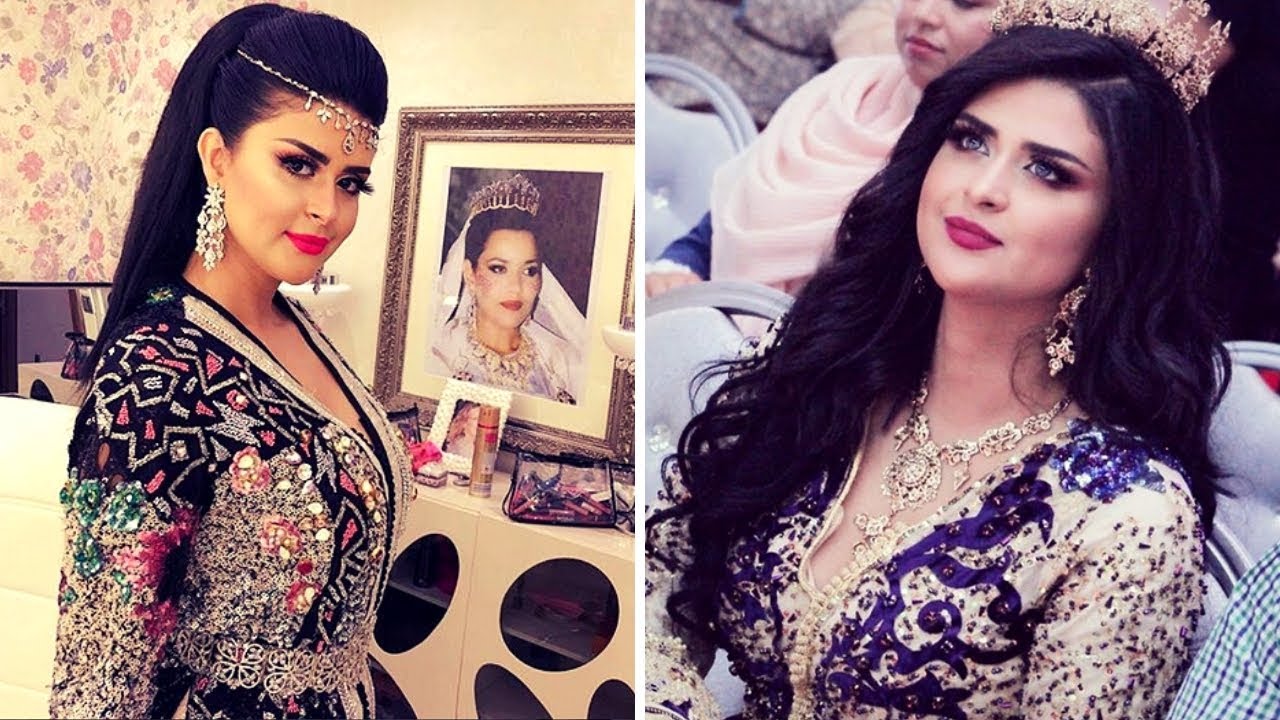 سلمى رشيد تحـــفة بالقفطان المغربي Salma Rachid Caftan