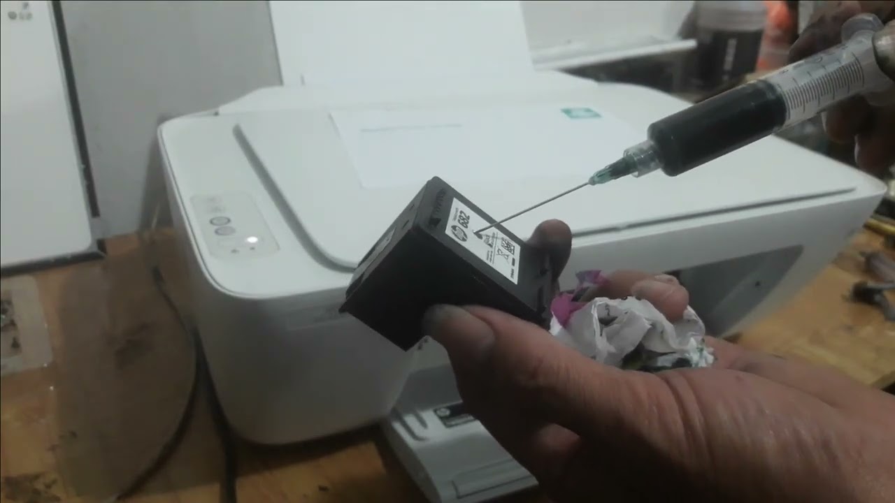 Cara isi ulang tinta printer hp 2336