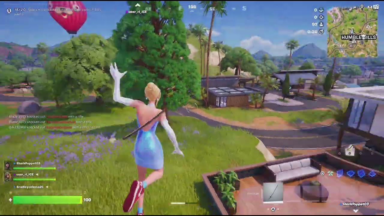Playing Fortnite with friends part 154