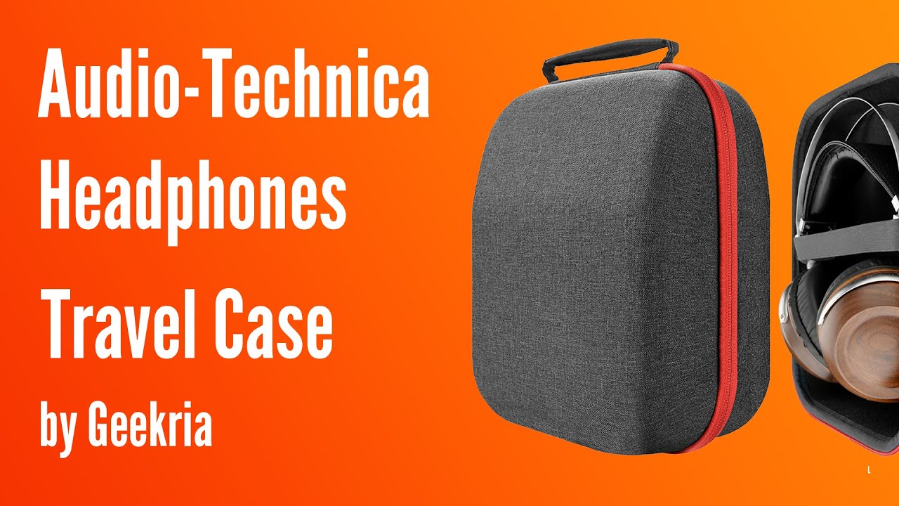 Audio-Technica Over-Ear Headphones Travel Case, Hard Shell Headset Carrying Case | Geekria