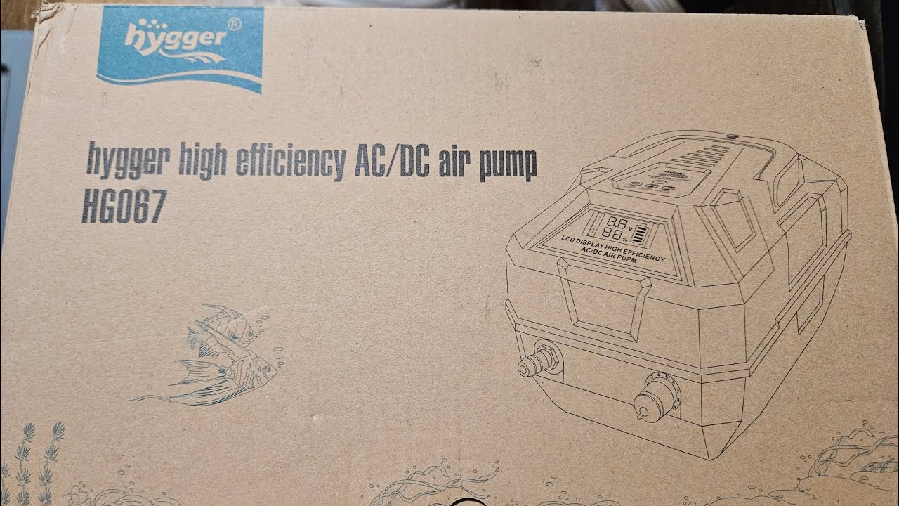 Review!! Hygger High Efficiency Air pump HG067